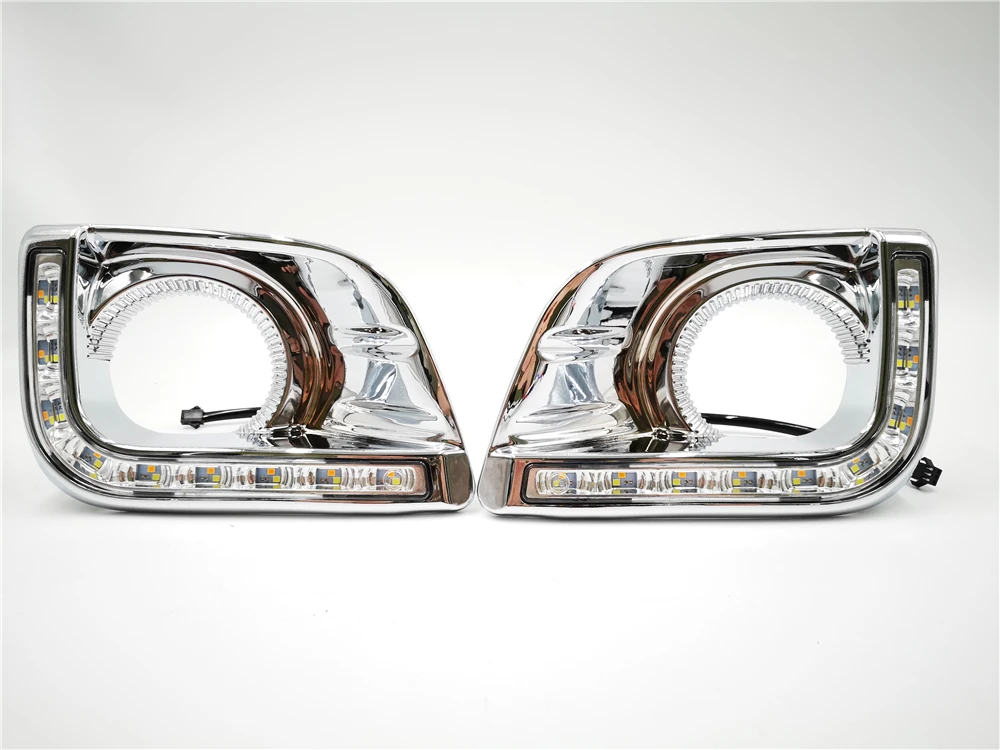 CSCSNL 1 комплект для Toyota Prado FJ150 LC150 2010 2011 2013 светодиодный DRL Габаритные огни с trunning