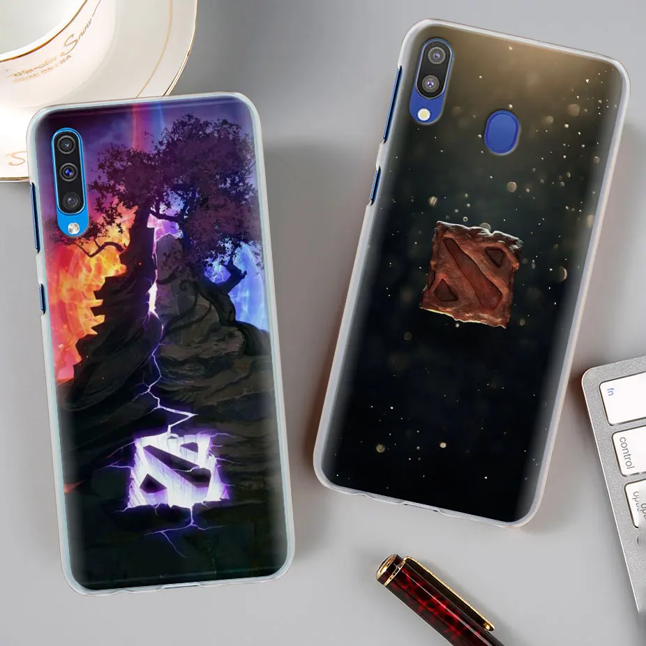 Dota 2 логотип Чехол Крышка для samsung Galaxy A30 A40 A50 A70 A6 A8 плюс A7 A9 M30 чехол для телефона Coque