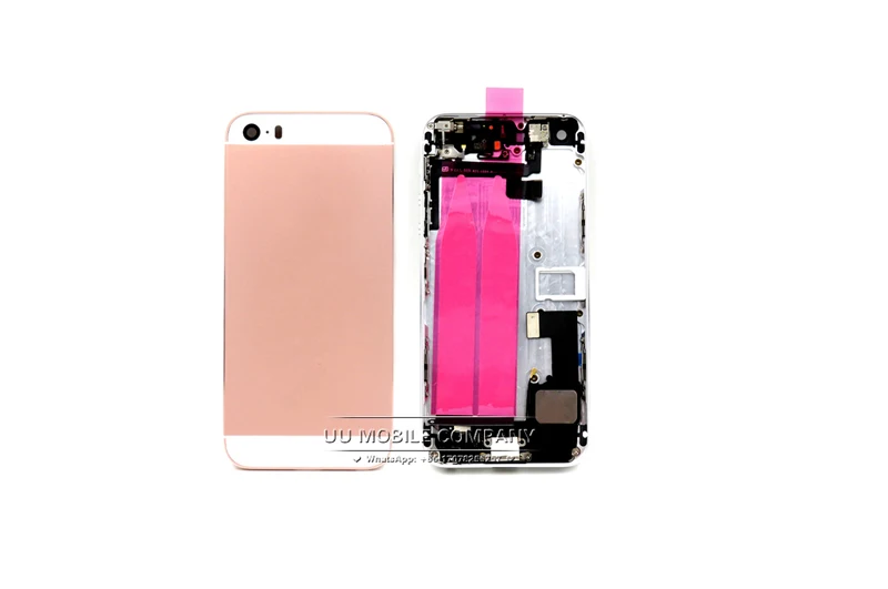 1 шт. тестирование замена задняя крышка Корпус для iphone SE Средний рамки батарея двери шасси с Flex кабель сборки+ пуговицы инструмент
