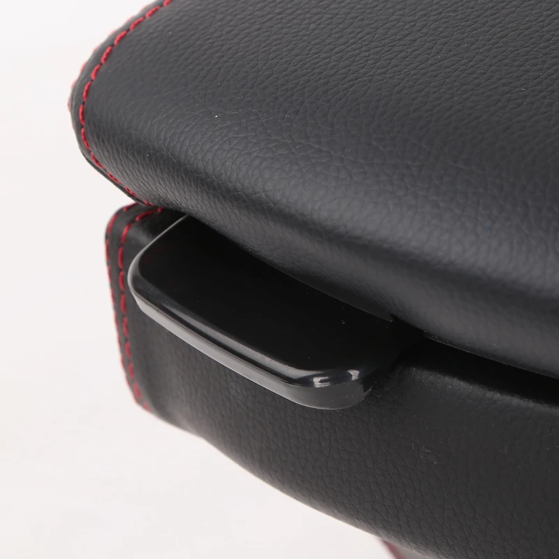 Для Kia Soul 2010 2011 2012 2013 Кожаные детали салона автомобиля Центральная консоль подлокотник коробка Авто подлокотники для хранения с USB