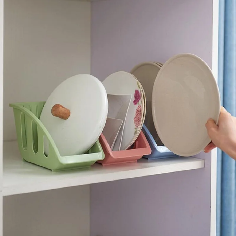 MINGLI 1pc Nordic Style Dish Rack Plastic Single Layer Bowl Drain Kitchen Spoon Shelf Cabinet Holder | Дом и сад