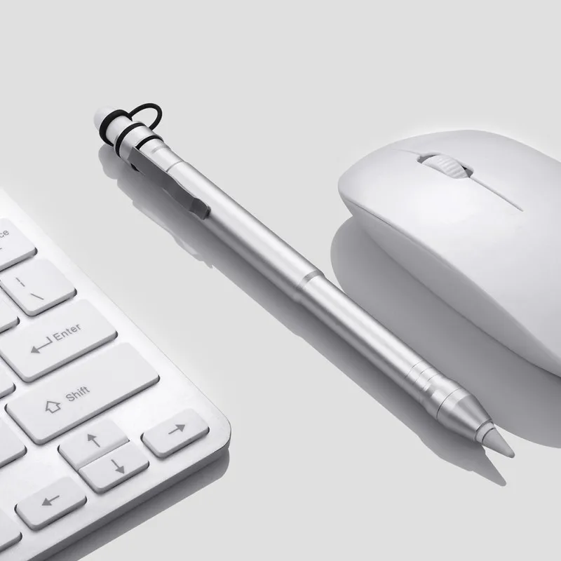 Built-in Clip Secures Cap Holder Lightweight Aluminum for Apple Pencil Protective Case iPad Pro 12.9&quot 10.5&quot 9.7&quot |