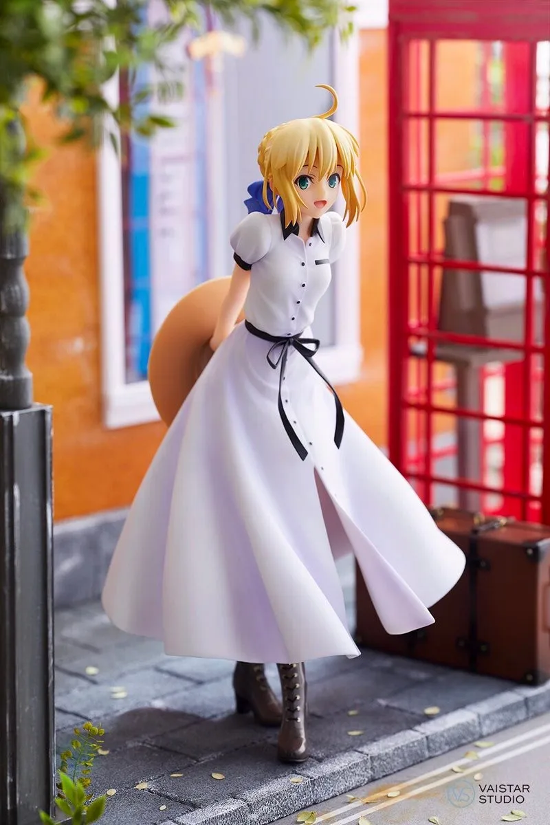 Ночная статуя Fate State Saber Alter Arutoria Pendoragon британский стиль путешествий милые фигурки