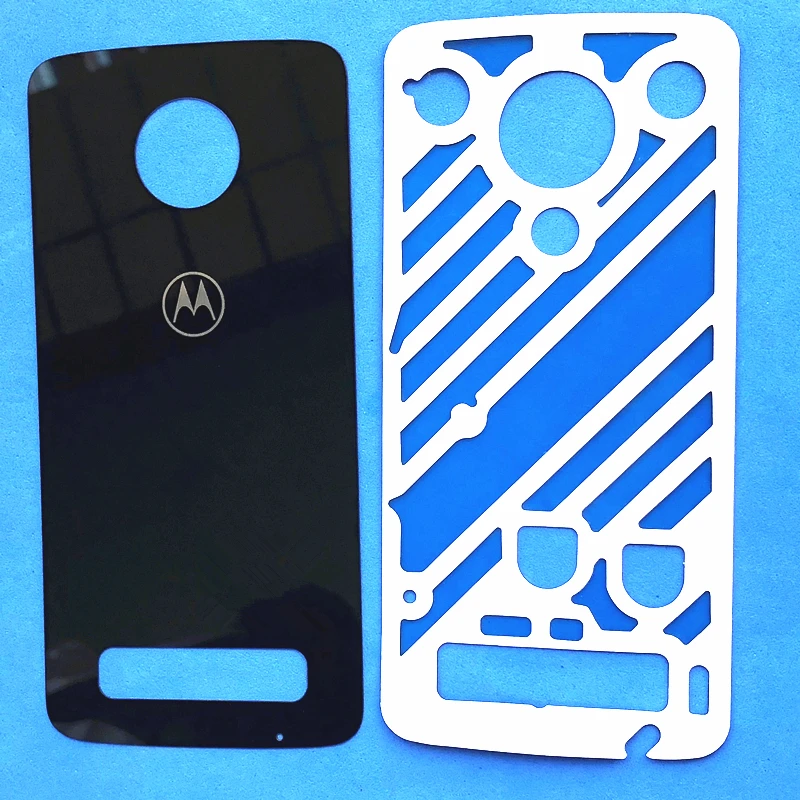 10 шт. задняя крышка батарейного отсека для Motorola Moto Z3 Play xtзакладки|Корпусы и рамки