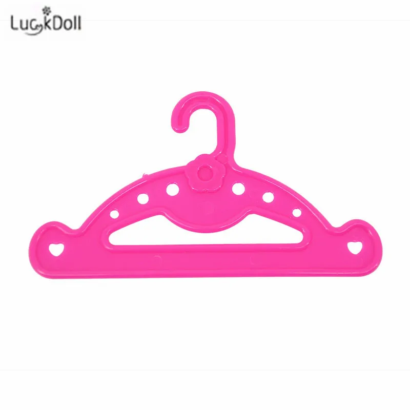 LUCKDOLL 5 шт./вешалка подходит 18 дюймов Американский 43 см детская кукла одежда аксессуары, игрушки для девочек, поколение, подарок на день рождения - Цвет: n953