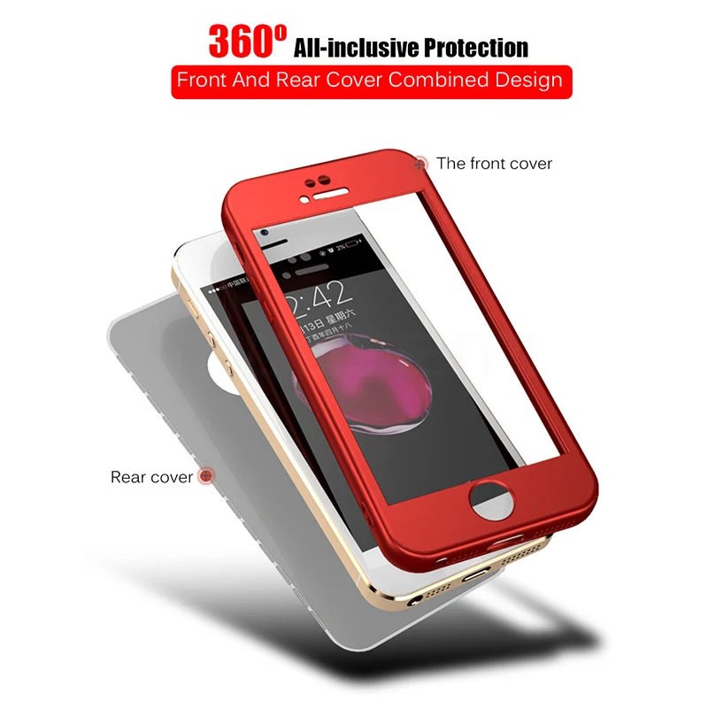 CAPAME для iPhone 6 6s 8 Plus чехлы телефонов Силиконовый ТПУ роскошная защита 360 градусов