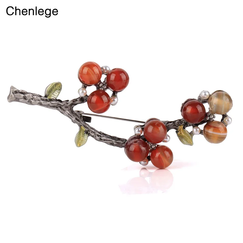 Женская Винтажная брошь-зажим в виде листьев | Украшения и аксессуары