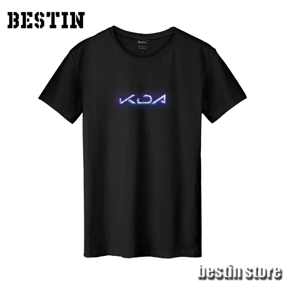Bestin новая KDA поп звезда KaiSa Akali Ahri Evelynn игра хлопковая футболка/толстовка/толстовки