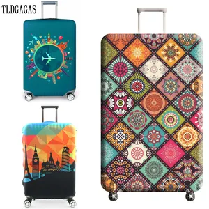 Чехол для чемодана TLDGAGAS, Аксессуары для путешествий, эластичный пылезащитный чехол для чемодана размером 18-32 дюйма