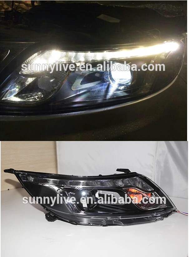 Для KIA RIO K2 светодиодный ангельские глазки фары SYMS 2011-2013 год
