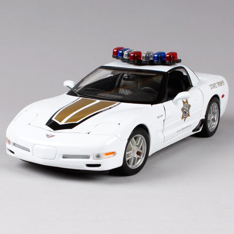 Maisto 1:18 Corvette Z06 Полицейская машина литая под давлением модель автомобиля игрушка Новинка в коробке 31383