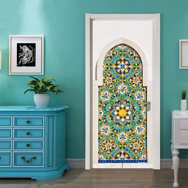 Настенные водонепроницаемые наклейки сделай сам мозаика из ПВХ цветные стикеры