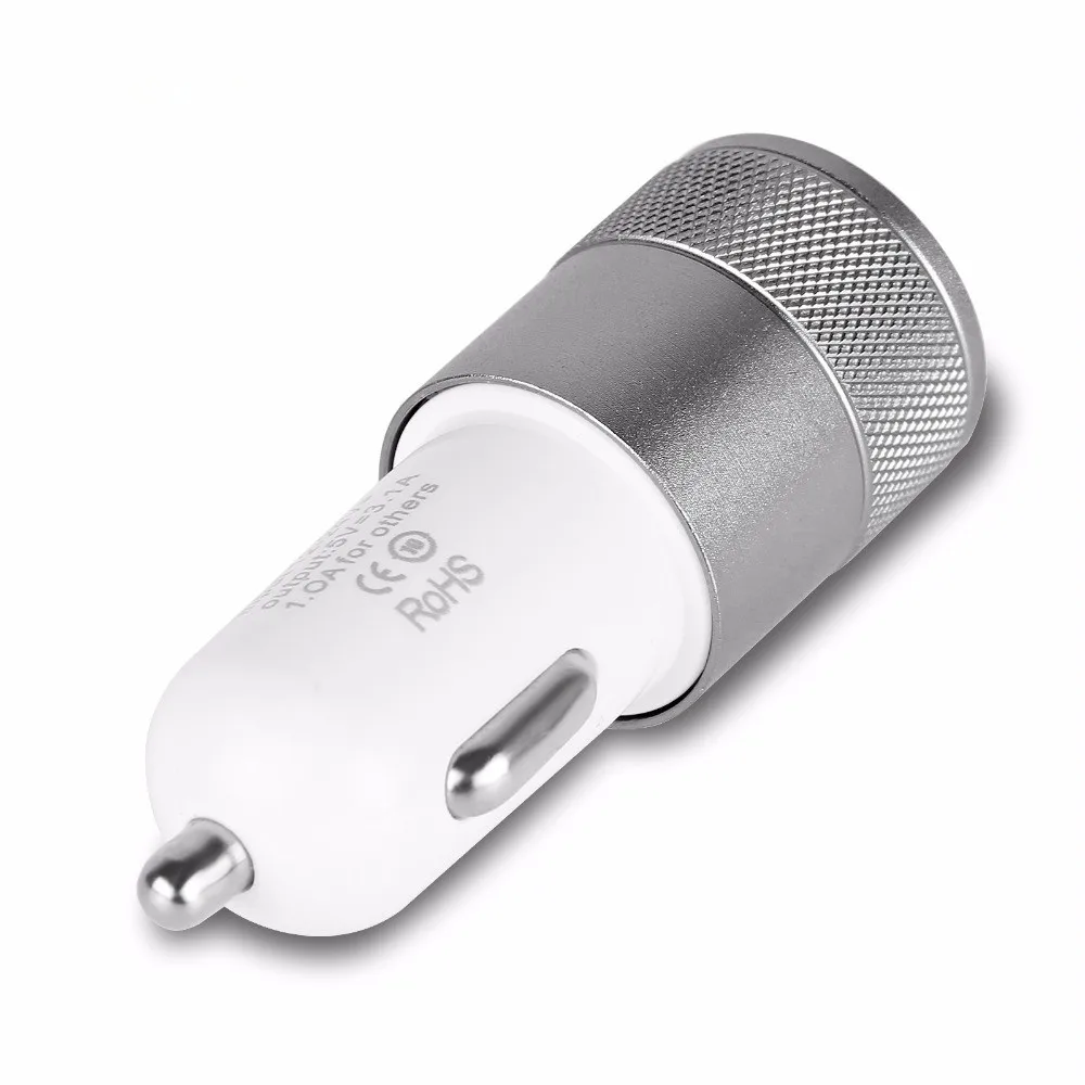 Двухместный автомобиль USB Зарядное устройство Quick переходник для зарядного