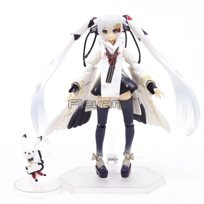 Vocaloid Hatsune Miku Figma EX-045 снег Miku кран жрица вер. ПВХ фигурка Коллекционная модель игрушки куклы