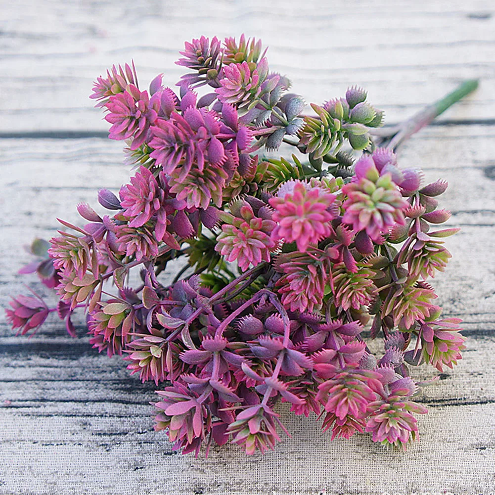Simulation Artificial Plant Home Decor Garden Fall Leaves DIY Fake Succulent Eco-friendly Landscape Ornament Office Wedding | Дом и сад