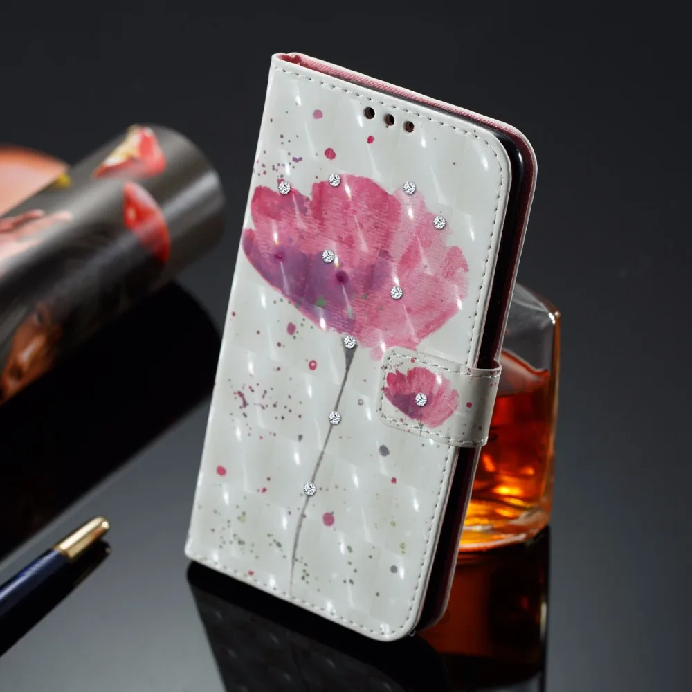 Для oneplus 6 One plus 5 т oneplus 5/5 OP5 флип ювелирное кожаный чехол-1 шт.+ 6 1+ 5 1+ 5 T 3D(полиуретан) с рисунком чехол-кошелек для телефона в OP6 A6000 сумка