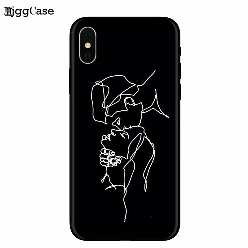 Силиконовый чехол для пары, чехол для iPhone X, 6, 6 S, 7, 8 Plus, 5S, любовник, растение, мультяшный чехол для телефона s, задняя оболочка для iPhone 11 Pro, XS, Max, XR