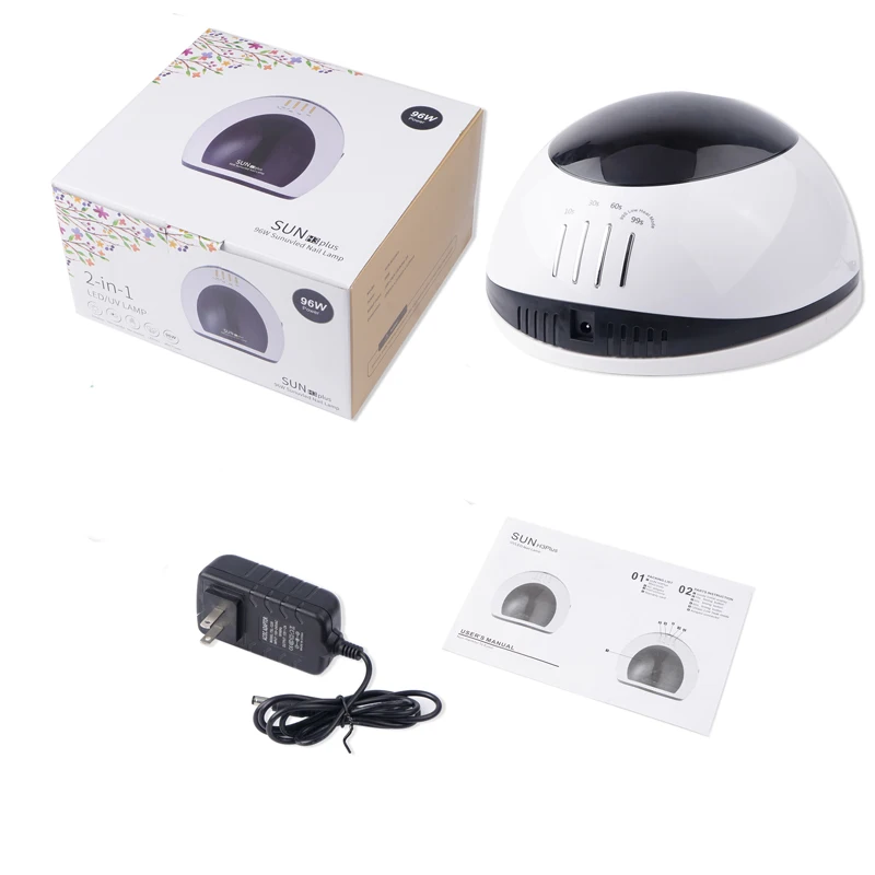SUN H3 Plus УФ светодиодная лампа для сушки ногтей 96 Вт умный датчик фототерапии машина безболезненный режим Быстросохнущий Гель-лак для ногтей всех типов