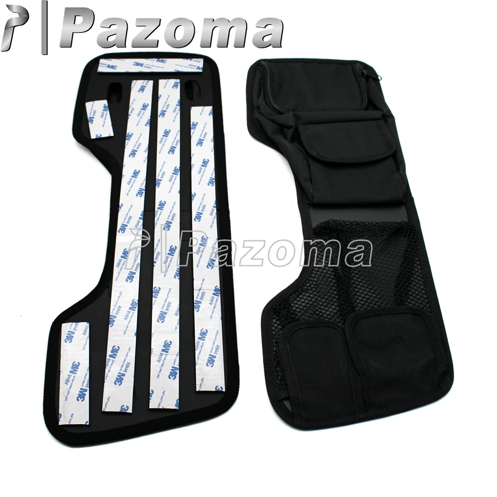 Запчасти для мотоциклов черная Жесткая Сумка седла органайзер левый и правый