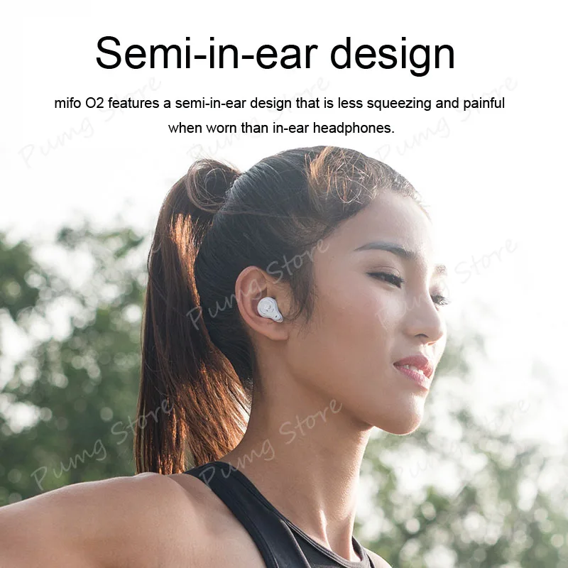 Mifo O2 bluetooth бинауральные наушники стерео ультра невидимые беспроводные наушники Bluetooth игровая гарнитура с микрофонами для водителя