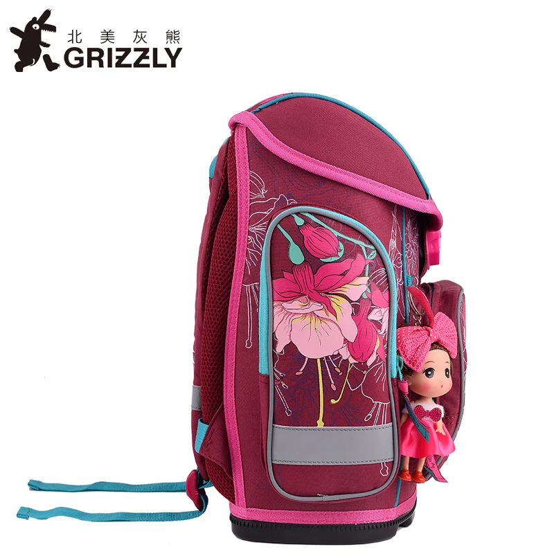 Гризли Россия детские милые ортопедические школьные сумки для девочек Детские