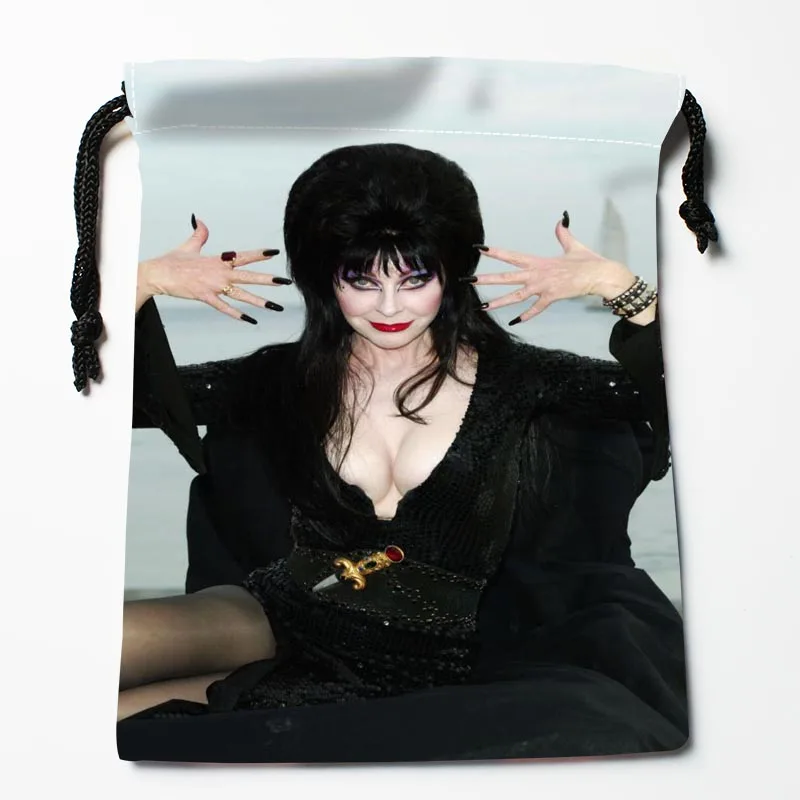 Синий Лучший Elvira Mistress Сумки на шнуровке на заказ для хранения печатных получать степень сжатия сумки Размеры 18X22 см сумки для хранения - Цвет: Синий