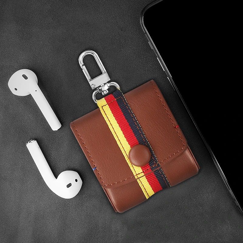Для Airpods кожа Earpods кожаный чехол для Air Pods Coque оболочка Apple Earohone аксессуары