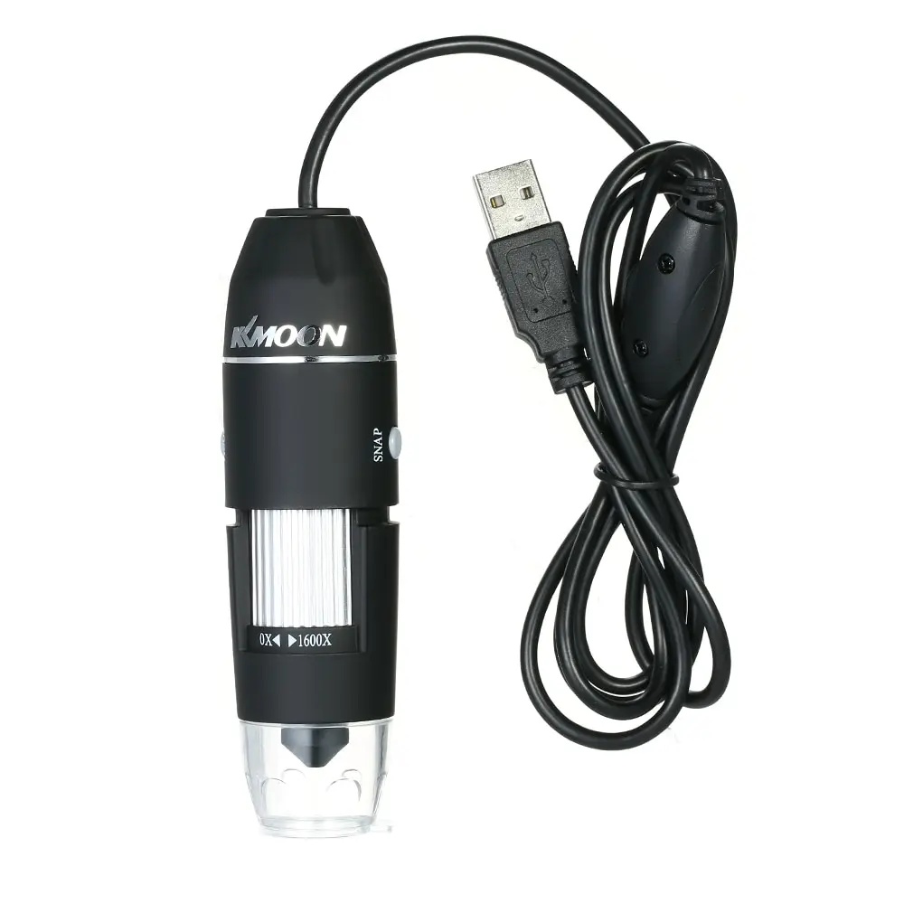 KKmoon USB Цифровые микроскопы с OTG Функция 1600X увеличительный эндоскоп 8 светодиодный