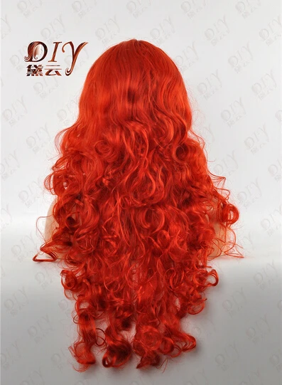 YM +++ 00140 Red Women Cosplay Hair 26&quot Long New Sexy Curly Wig Heat Resistant |
