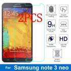 Закаленное стекло для Samsung Galaxy Note 3 Neo, 2 шт., защитная пленка для экрана, искусственное стекло N7506V
