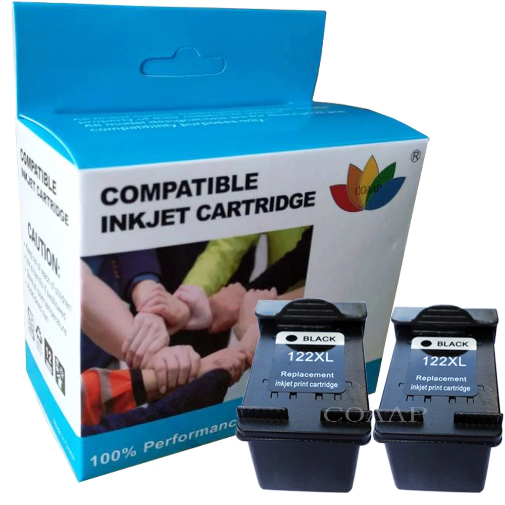 

CH561HE Black Refilled ink cartridge for hp 122 122XL For DeskJet 1050 / 2050 / 2050s / D1010 / 1510 / 2540 Printer for hp122