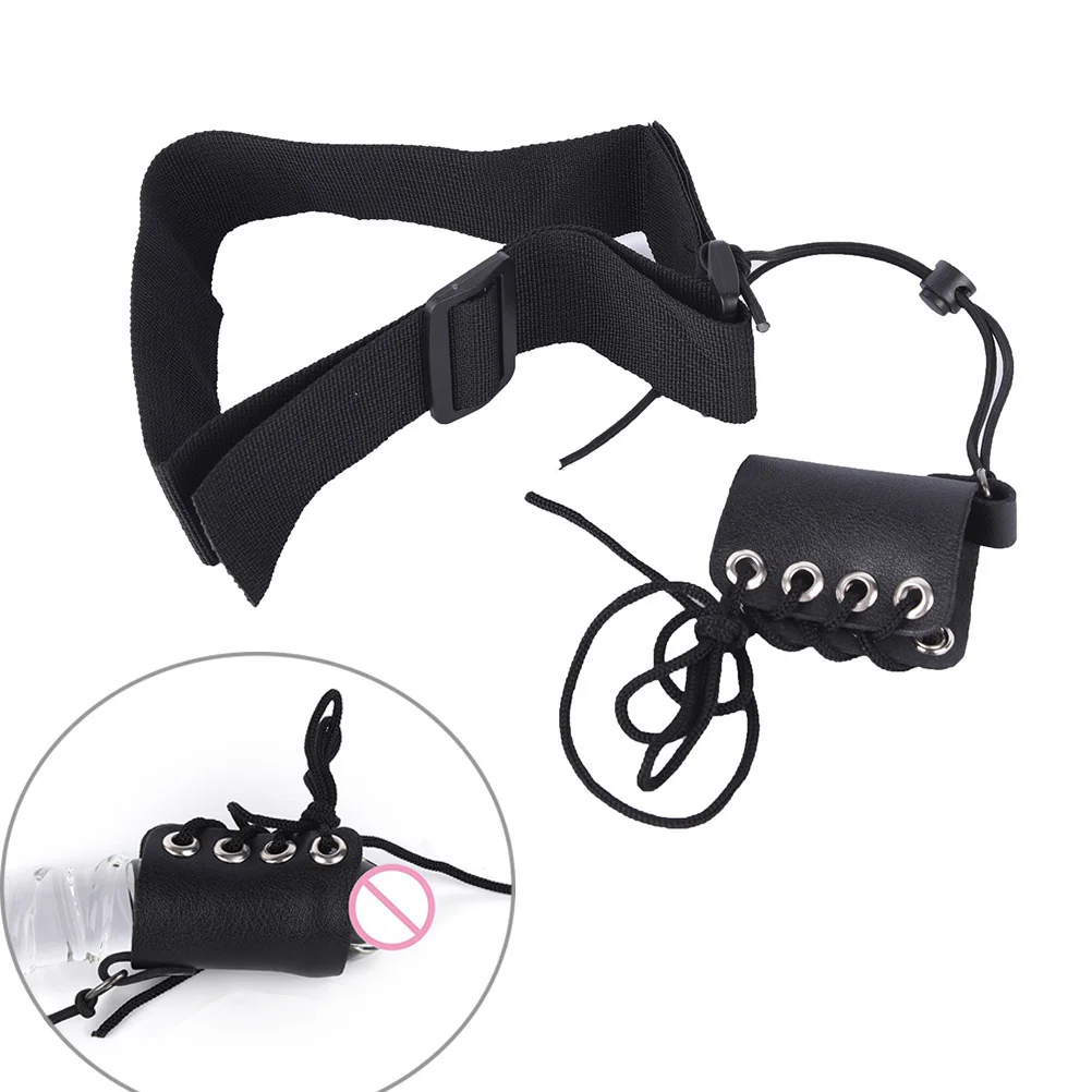 Кожаный удлинитель для пениса Pro растягивающее устройство увеличения мужского