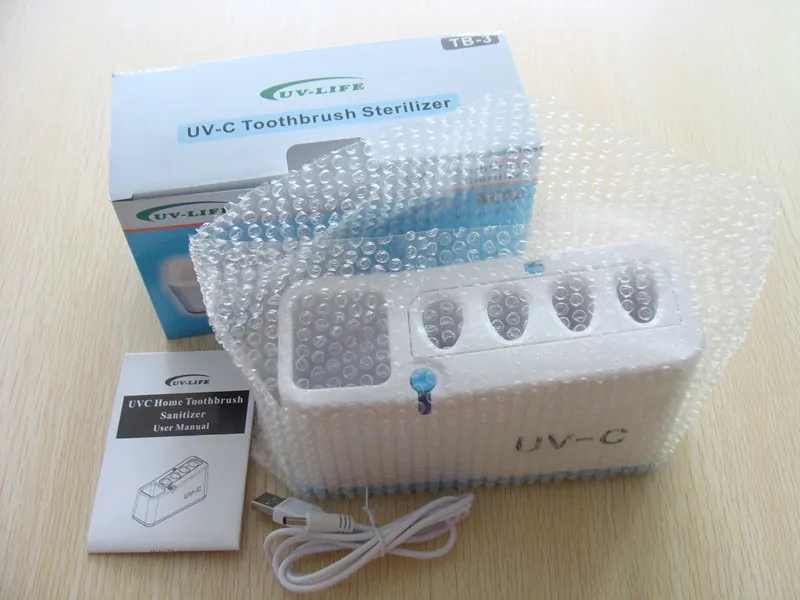 Высокоэффективный устройство для УФ-дезинфекции зубных щеток