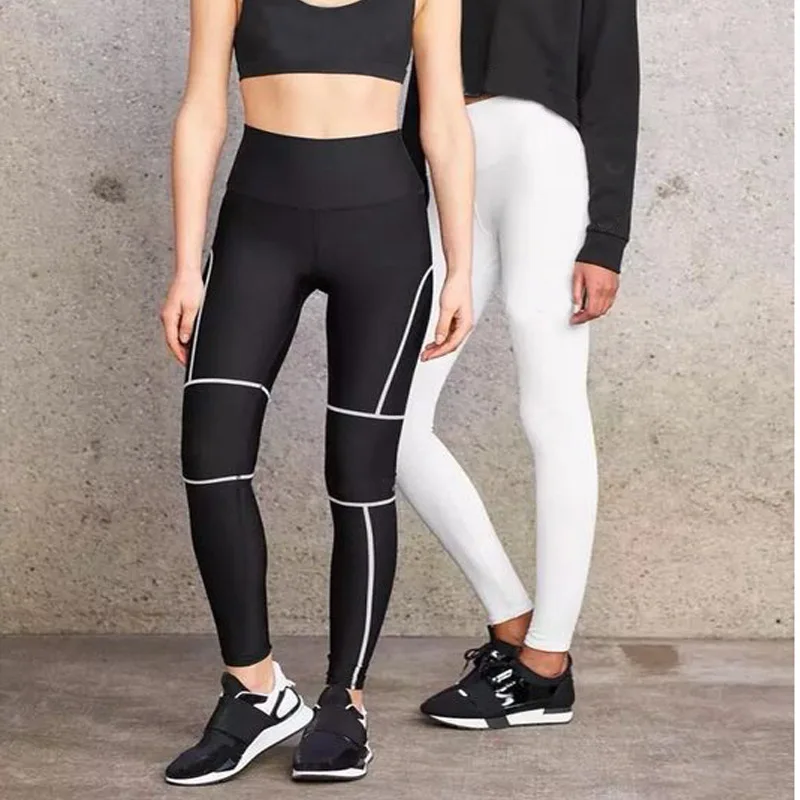 

Women Elastic Gym Leggings Underpants Push Up Yoga Pants Running Fitness Sport Wear Mesh Training Leggings Female Tights Black