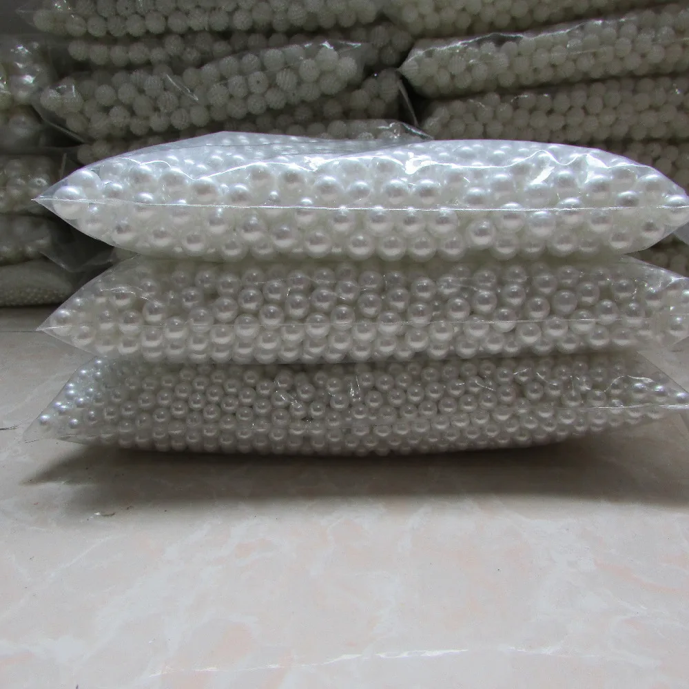 Белый ABS без отверстий pearl500g DIY материал для рукоделия торговля мобильный телефон парикмахерские эфирные 4 мм-20 мм