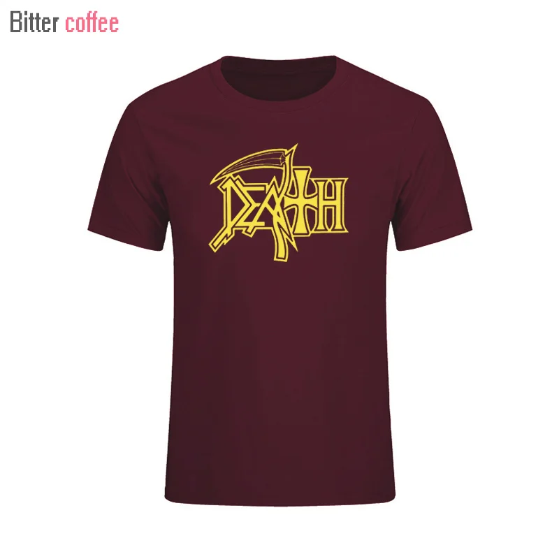 Горячая Распродажа DEATH футболки рок группы тяжелый металл печати для мужчин на