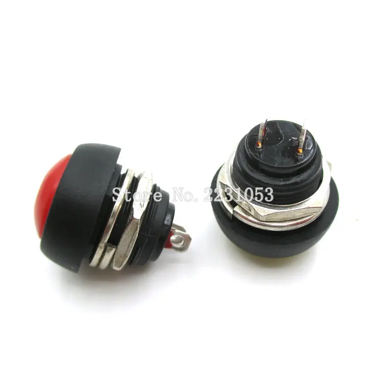Водонепроницаемый Мгновенный кнопочный переключатель 5 шт./лот 3 А 125 В 1 250 В|switch