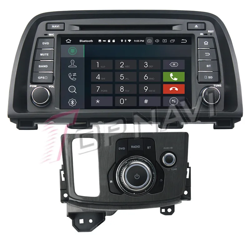 Topnavi Android 9 0 автомобильный головный блок DVD видео плеер для Mazda CX 5 2013 2014 аудио Радио