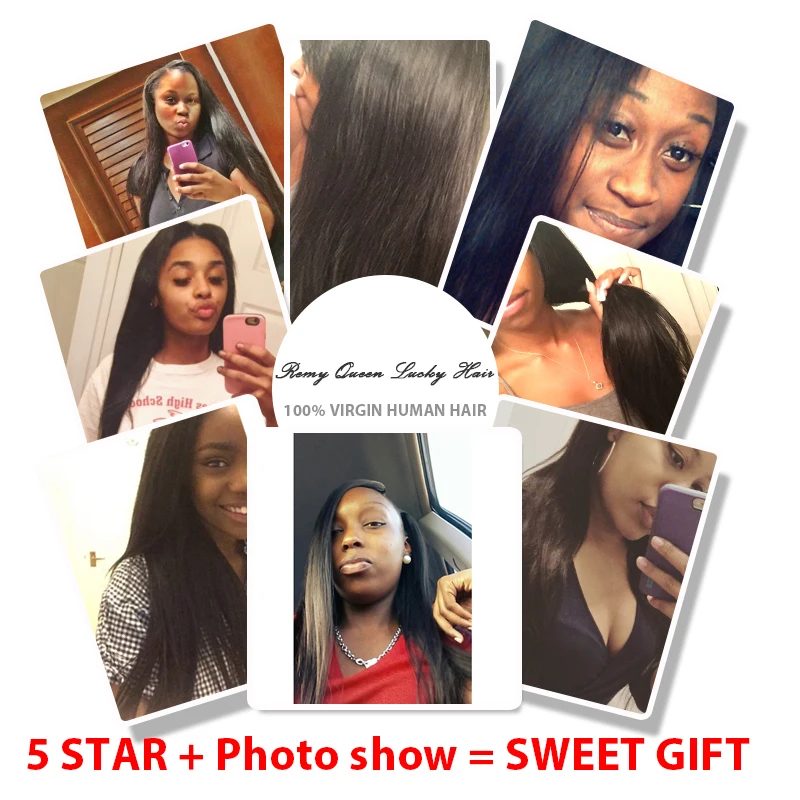 8A Brazilian Straight Hair 1 Bundle Weave Bundles Virgin Human Extension Soft |