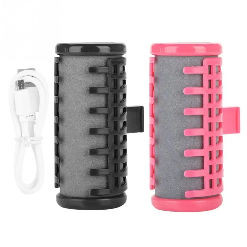 USB Перезаряжаемый беспроводной ролик для волос прочное устройство завивки мини