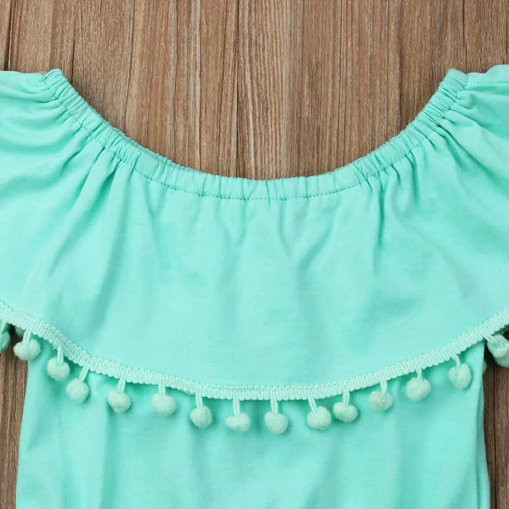 Летние кисточки шорты с бантиком для новорожденных девочек комплект одежды из 2