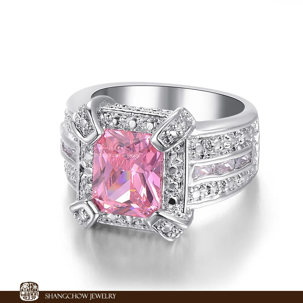 Новинка! Женское Винтажное кольцо из серебра 925 пробы с розовым кварцем |