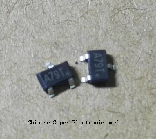 AO3407 100 SOT23 3 MOSFET A79T MOSFT P Ch 30V 3.6A 64mOhm 3407 шт.|10 pcs| |