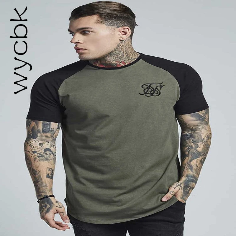 Мужская мода лето ss Sik Silk Kanye West Повседневная Хип хоп неровная изогнутая кромка с