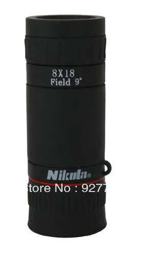 Free shipping 8x18 telescope compact high-power HD Mini | Спорт и развлечения