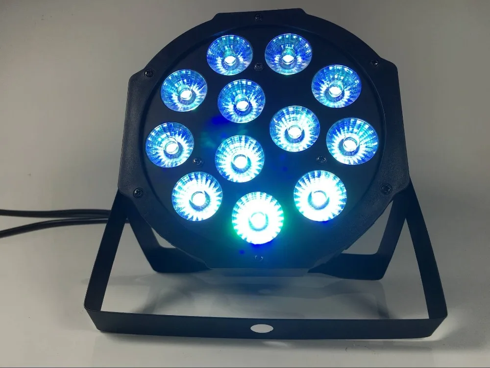 8 шт/RGBW 4IN1 12X12W светодиодный Par свет плоский PAR dmx512 disco огни Профессиональный dj