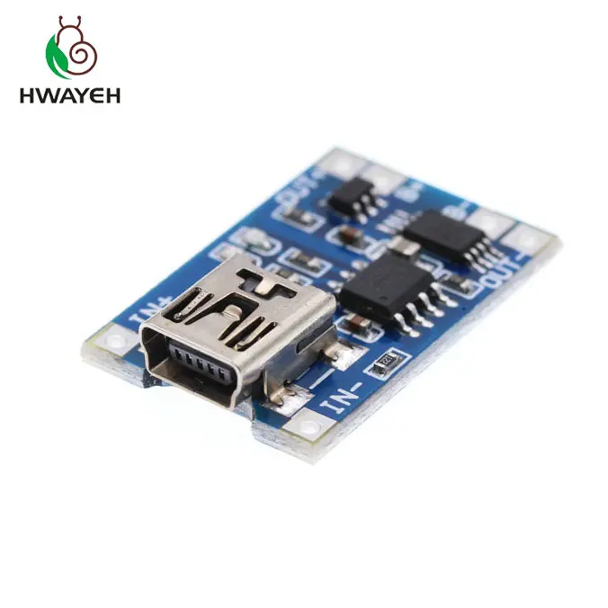 Зарядная плата TP4056 зарядная с мини USB и литиевым аккумулятором 1 А модуль защитой 5