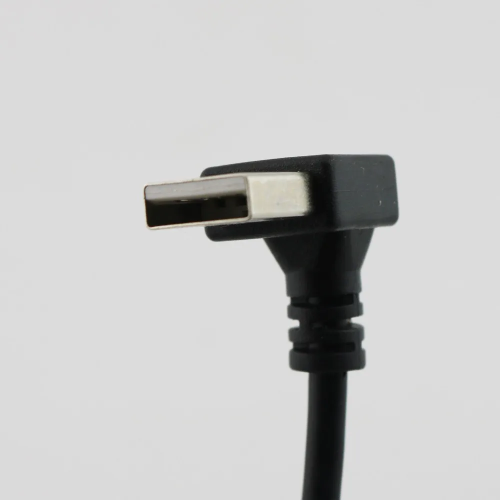 10 шт. 25 см USB 2 0 A папа под углом до мини 5 Pin Кабель адаптер для зарядного