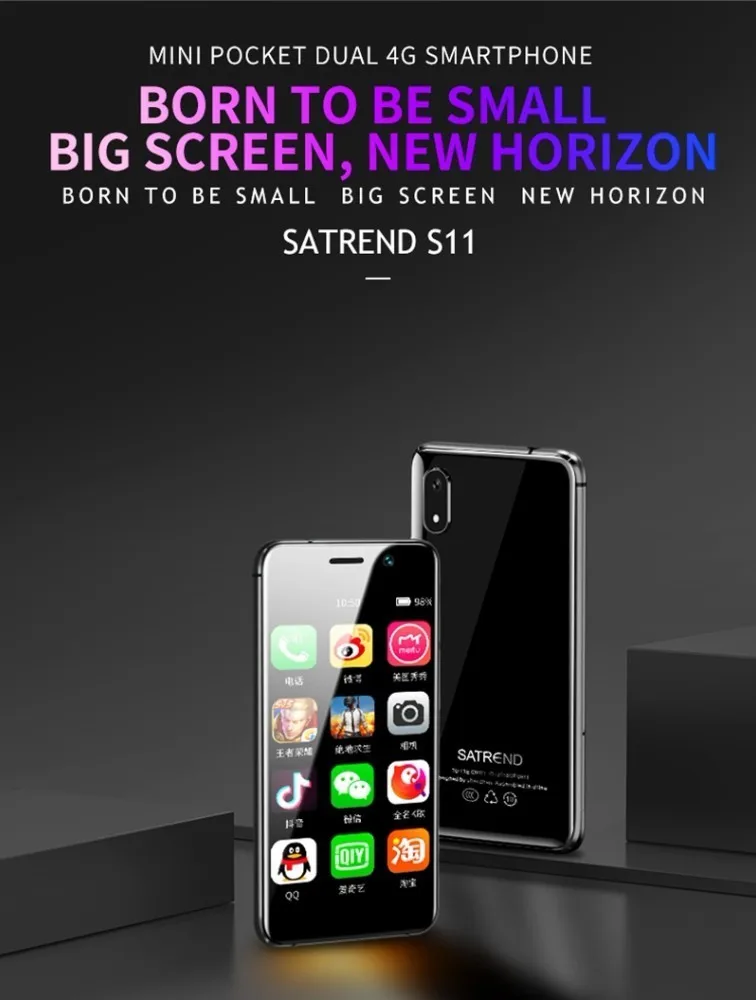 Мини смартфон 3 22 &quotDual Core 4 аппарат не привязан к оператору сотовой связи MTK6739 ядра