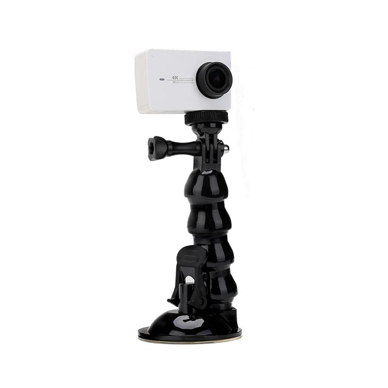 Фото Аксессуары для Gopro 13, автомобильная присоска, стеклянная подставка для крепления на лобовое стекло, гибкая змеиная подставка для экшн-камеры Gopro Hero DJI OSMO №2